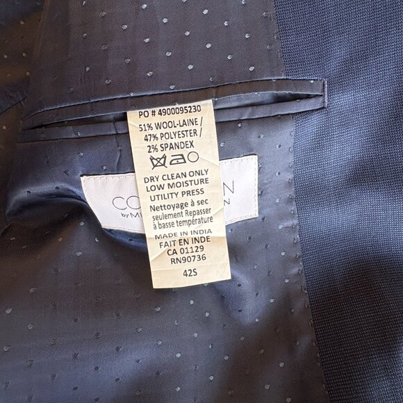 Collection by Michael Strahan Modern Fit Navy Suit - Picture 4 of 12